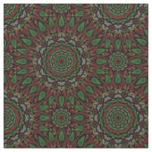 Blätter Mandala Pattern Stoff (Nahaufnahme)