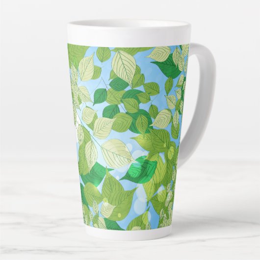 Blätter Milchtasse (Rechte Ecke)