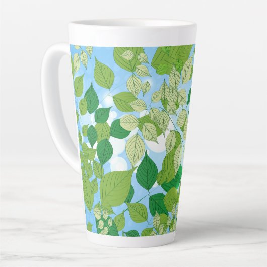 Blätter Milchtasse (Linke Ecke)