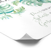 Blätter Mimosa Bar Poster (Ecke)