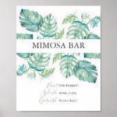 Blätter Mimosa Bar Poster (Vorne)
