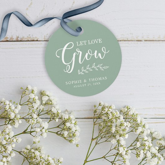 Blätter mit benutzerdefinierten Farben, die Liebe  Geschenkanhänger
