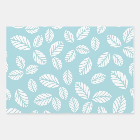 Blätter mit blauem Umschlagpapier (Vorderseite)
