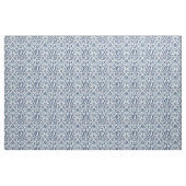 Blätter mit blauer und weißer Feder Damask Floral Stoff (Fat Quarter (45,7 x 55,9 cm))