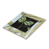Blätter mit Dragonfly Inset von Jennifer Goldberge Fliese (Seite)