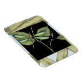 Blätter mit Dragonfly Inset von Jennifer Goldberge Magnet (Rechte Seite)