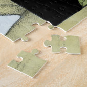 Blätter mit Dragonfly Inset von Jennifer Goldberge Puzzle (Seite)