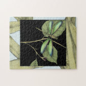 Blätter mit Dragonfly Inset von Jennifer Goldberge Puzzle (Horizontal)