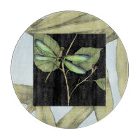 Blätter mit Dragonfly Inset von Jennifer Goldberge