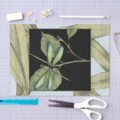 Blätter mit Dragonfly Inset von Jennifer Goldberge Seidenpapier (Handwerk)