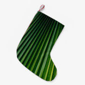 Blätter mit grünen Palmen Kleiner Weihnachtsstrumpf (Vorderansicht (hängend))