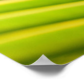 Blätter mit grünen Palmen Poster (Ecke)