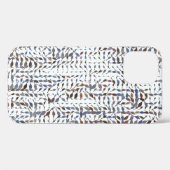Blätter mit konzeptionellem Hintergrund zeichnend  Case-Mate iPhone Hülle (Rückseite (Horizontal))