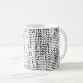 Blätter mit konzeptionellem Hintergrund zeichnend Kaffeetasse (VorderseiteRechts)