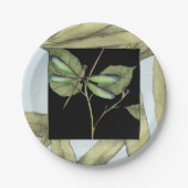 Blätter mit Libellen-Einfügung durch Jennifer Pappteller (Vorderseite)