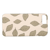 Blätter mit niedlichen Mustern Case-Mate iPhone Hülle (Rückseite (Horizontal))