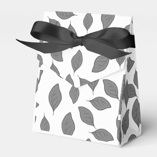 Blätter mit niedlichen Mustern Geschenkschachtel (Vorderseite)