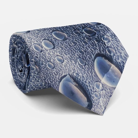 Blätter mit Raindrops Krawatte (Gerollt)