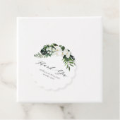 Blätter mit tropischer Palme Geschenkanhänger (Beispiel)