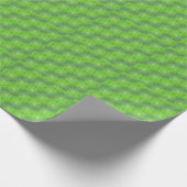 Blätter mit Wasserfallmuster Geschenkpapier (Ecke)