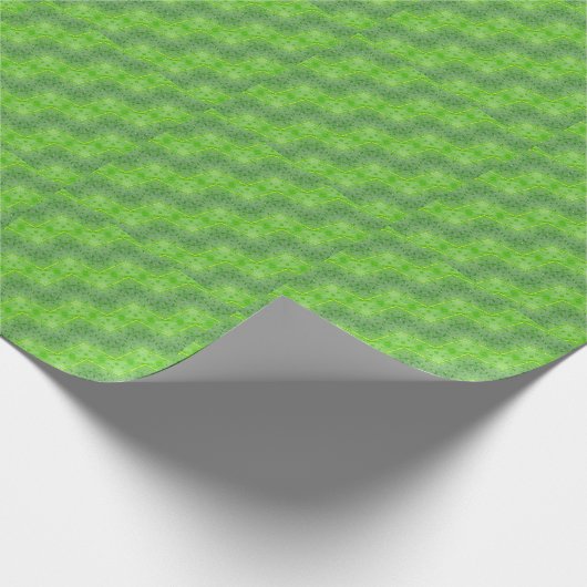 Blätter mit Wasserfallmuster Geschenkpapier (Ecke)