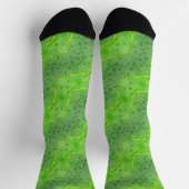 Blätter mit Wasserfallmuster Socken (Oben)