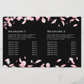 Blätter mit zwei Falten (Rückseite)