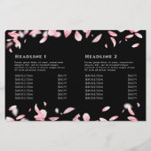 Blätter mit zwei Falten (Rückseite)