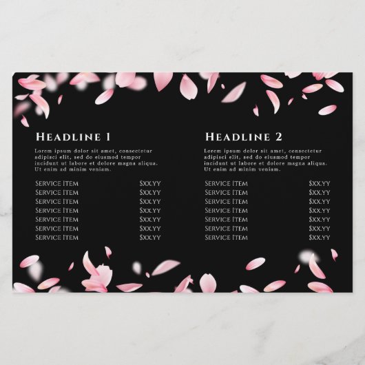 Blätter mit zwei Falten (Rückseite)