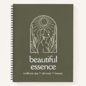 Blätter Moon Arch SAGE Wellness Day Wellness-Cente Notizblock (Vorderseite)