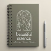 Blätter Moon Arch SAGE Wellness Day Wellness-Cente Notizblock