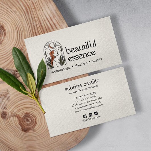 Blätter Moon Arch SKINCARE Wellness Tag Wellness-C