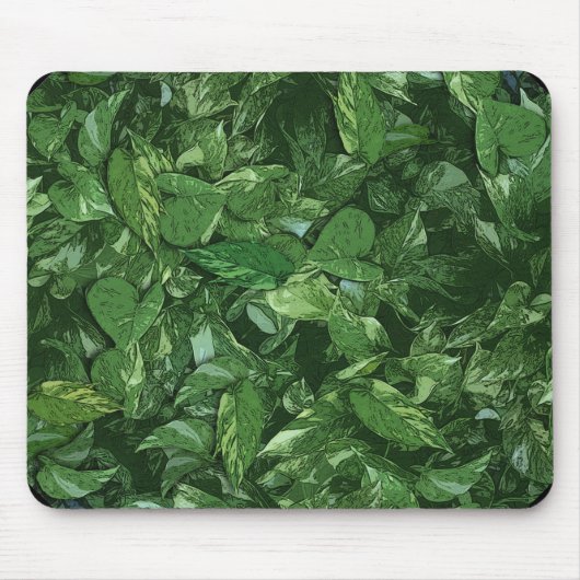 Blätter Mousepad (Vorne)