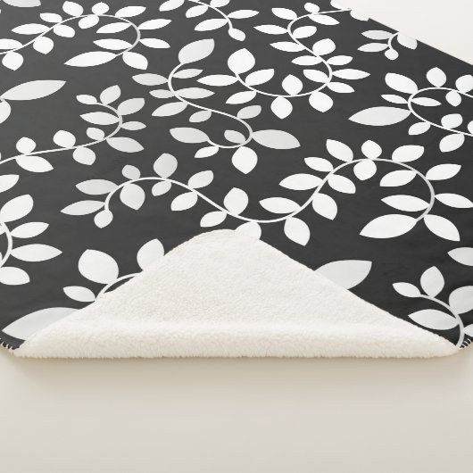 Blätter Muster 10 Sherpadecke (3/4)