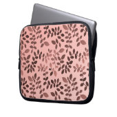 Blätter Muster 11 Laptopschutzhülle (Vorderseite Links)