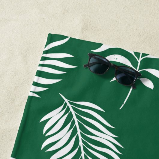 Blätter Muster 12 Strandtuch (Beispiel)