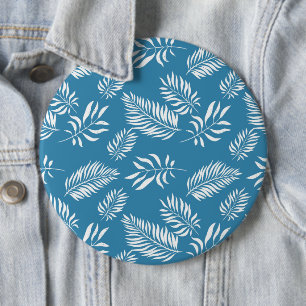 Blätter Muster 13 Button