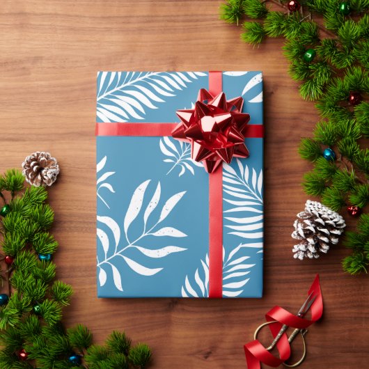 Blätter Muster 13 Geschenkpapier (Feiertagsgeschenk)
