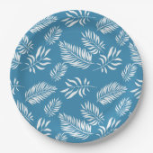 Blätter Muster 13 Pappteller (Vorderseite)