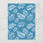 Blätter Muster 13 Postkarte (Vorderseite)