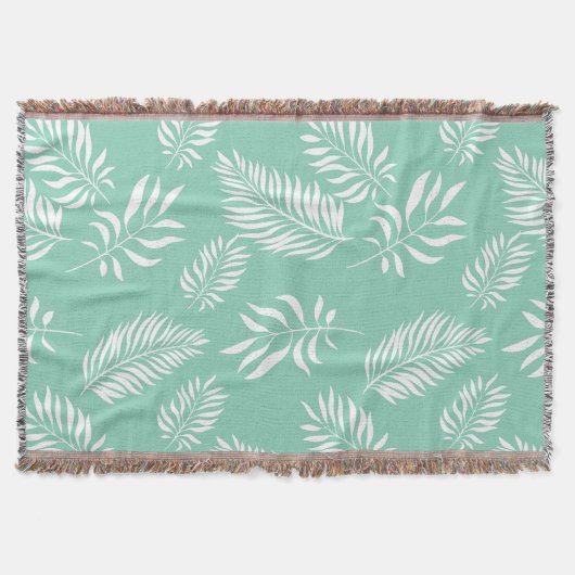 Blätter Muster 14 Decke (Vorderseite)