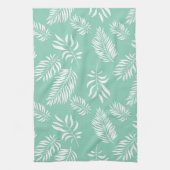 Blätter Muster 14 Geschirrtuch (Vertikal)