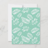 Blätter Muster 14 Mitteilungskarte (Rückseite)