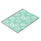 Blätter Muster 14 Notizblock (Linke Seite)