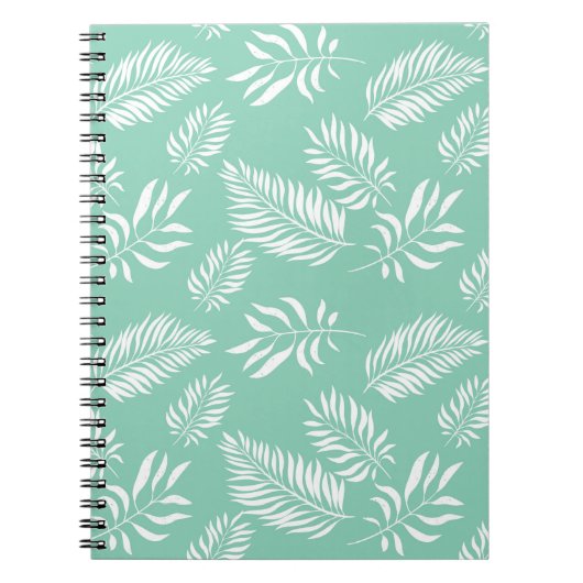 Blätter Muster 14 Notizblock (Vorderseite)