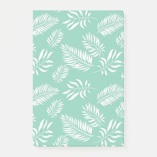 Blätter Muster 14 Post-it Klebezettel (Vorderseite)