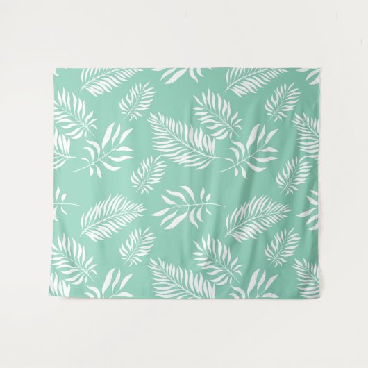 Blätter Muster 14 Wandteppich (Vorderseite (Horizontal))