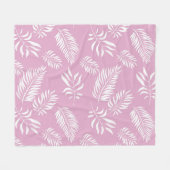 Blätter Muster 15 Fleecedecke (Vorderseite (Horizontal))