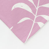 Blätter Muster 15 Fleecedecke (Ecke)