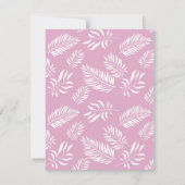 Blätter Muster 15 Mitteilungskarte (Rückseite)